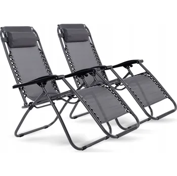 Lehátko Eurohit Garden šedé kovové