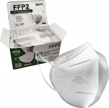 respirátor 10x Respirátor FFP2 antivirový ochranný
