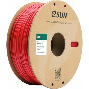 Filament ESun PETG Filament Jednotná Červená 1.75mm