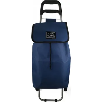 Nákupní taška Nákupní vozík Idea Home modrý polyester