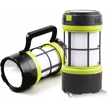 Svítilna LED KEMPINGOVÁ LAMPA SVÍTILNA STAN TURISTICKÁ PowerbankA SOLÁRNÍ VÝKONNÁ