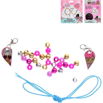 Panenka L.O.L. Surprise! Náramky přátelství s korálky set 2ks s překvapením 2 druhy