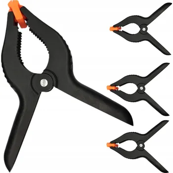 Truhlářská svěrka TRUHLÁŘSKÁ MODELÁŘSKÁ SVĚRKA 60MM KLIP UPÍNACÍ SVORKA PRUŽINOVÁ SADA 4ks