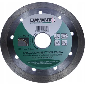 Řezný kotouč DIAMANTO DIAMANTOVÝ KOTOUČ PROFESSIONAL PLNÝ 180