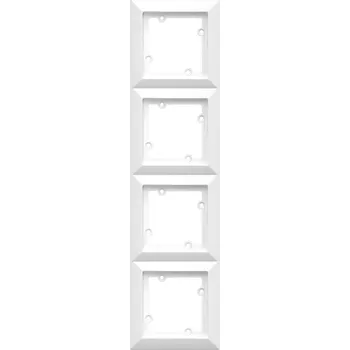 vypínač OPAL RÁMEČEK ČTYŘNÁSOBNÝ DO ZÁSUVKY VYPÍNAČ BÍLÝ