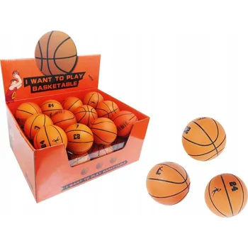 Hračka pro psa Míček Basketbalový míč pro psy malých a středních plemen oranžový 1 ks 6 cm