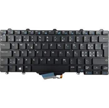 Náhradní klávesnice pro notebook ORIGINÁL Klávesnice Dell E5250 E7250 NSK-LMABC P0T93