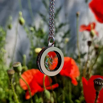 Náhrdelník Sweets sprinkle INSIDE CIRCLE SMALL náhrdelník třpytivý s barevnými konfetami