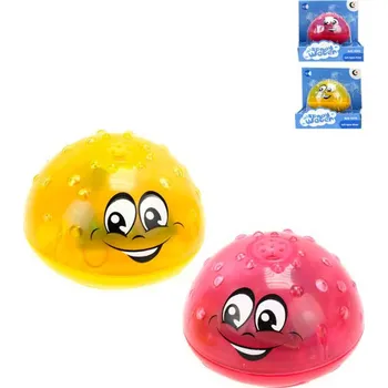 Hračka pro nejmenší _Ostatní 1_ Fontánka s obličejem baby rozstřikovač vody smajlík na baterie Světlo