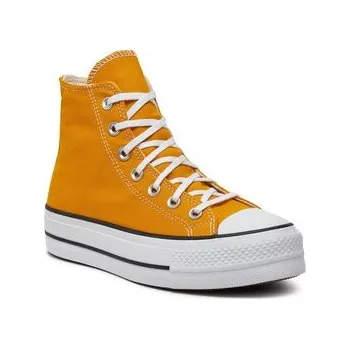 Dámské tenisky Converse Plátěnky Chuck Taylor All Star Lift Platform HI A06506C Žlutá 39