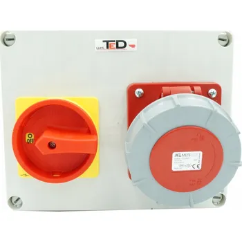 Rozvaděč Staveništní rozvaděč 63A + vypínač 0-1