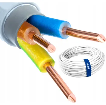 elektrický kabel Instalační kabel kulatý YDY 3x1,5mm2 450/750V, 75 m