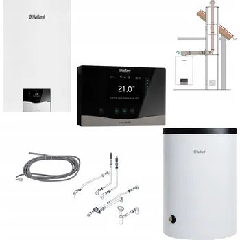 Kotel Balíček VAILLANT Plynový kotel VC 15CS/1-5 + zásobník VIH R 150/6B + VRC sensoCOMFORT 720 + SPS SZ