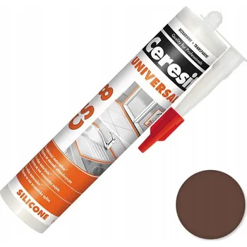 stavební silikon Univerzální silikon Ceresit CS8 280ml HNĚDÝ
