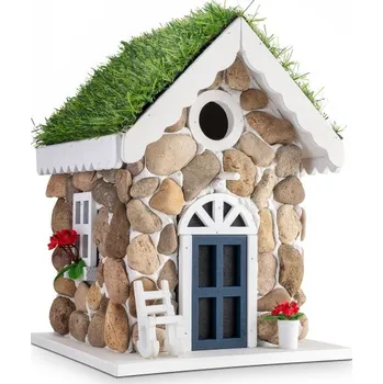 Hnízdní budka GARDIGO Kamenný hnízdní domek pro ptáky, 26 x 19 x 19 cm