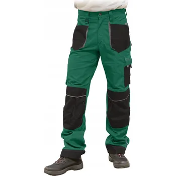 montérky PRACOVNÍ KALHOTY REIS LEBER&HOLLMAN LH-FMN-T_ZBS ZELENÉ DO PASU "50"