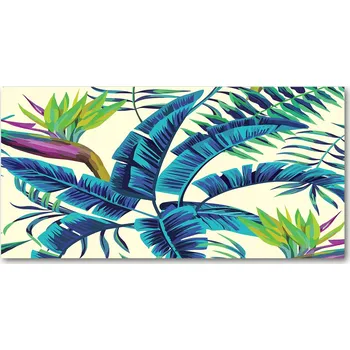 Obraz Panel do kuchyně Tropické listy 140x70 cm + LEPIDLO