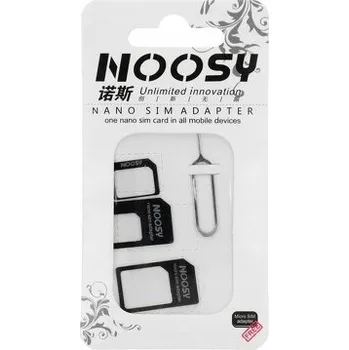 SIM karta Sada adaptérů Nano Sim / Micro, Nano (NOOSY 3v1)