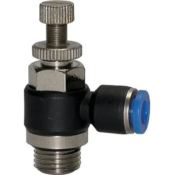 Ventil RQS Rohový škrticí a zpětný ventil 1/4''-8mm