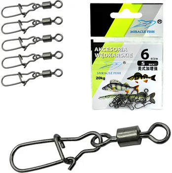 Obratlík s karabinkou MF válečkový