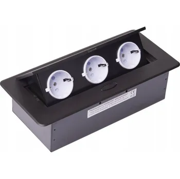 elektrický kabel AMIX PRODLUŽOVACÍ KABEL STOLNÍ KABEL 3XZÁSUVKA UZIMENÍ BÍLÁ S KABELEM K201-2/KAB