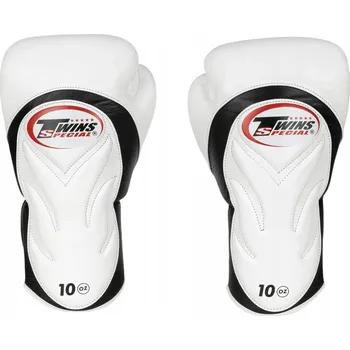 Boxerské rukavice Boxerské rukavice Twins Special BGVL6-BK-WH-10OZ 10 oz
