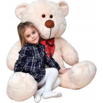 plyšák Velký plyšový medvídek 140 cm Béžová