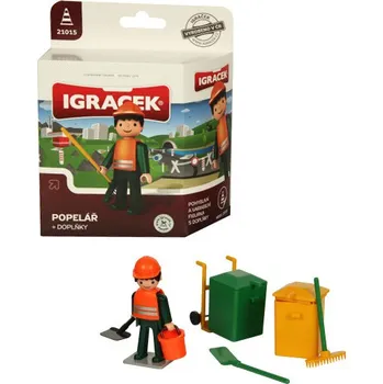 Figurka Efko EFKO IGRÁČEK Popelář povolání set figurka s doplňky v krabičce