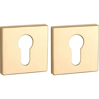 Řetězová sada pro motocykl Kvadratická rozeta vložka zlatá Slim APRILE