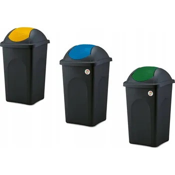 Odpadkový koš Odpadkový koš plastový Stefanplast 30 l žlutý