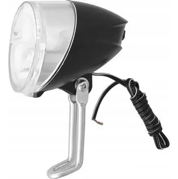 Cyklosvítilna Přední světlo na dynamo, 1 LED, s funkcí udržení světla