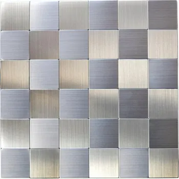 Obklad Mozaika WzorcowniaStudio 30,5 x 30,5 cm, odstíny šedé a stříbrná