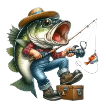 Nášivka Nažehlovací obrázek - ryba-ř IV (24,0 x 24,0 cm)