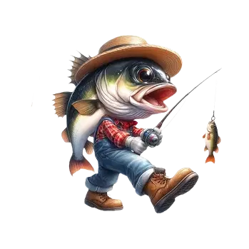 Nášivka Nažehlovací obrázek - ryba-ř VI (22,9 x 24,0 cm)