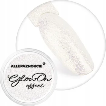 Prach Ozdoby Na Nechty Třpytky ALLEPAZNOKCIE 0,3g Efekt Zářícího Lesku - Odstín Grace
