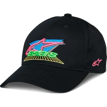 Čepice ALPINESTARS kšiltovka VIVID černá/multikolor