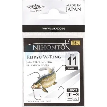 Rybářský háček Háčky do země s protihrotem Mikado KEIRYU 14 ks