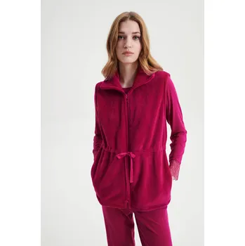 Dámská mikina Vamp - Dámská vesta na zip 19213 - Vamp fuchsia berry l