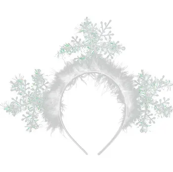Karnevalový doplněk _Ostatní 1_ KARNEVAL Čelenka sněhová vločka zimní princezna *KARNEVALOVÝ DOPLNĚK*