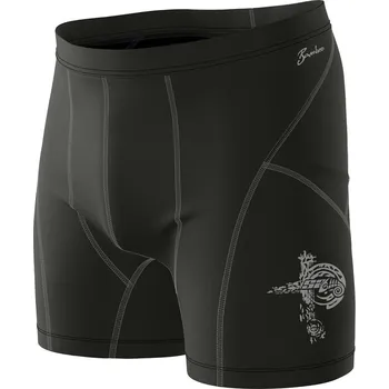 Pánské funkční trenýrky černá/šedá Bamboo Ultra - Šedá / XL