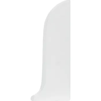 soklová lišta Levá koncovka, pravá koncovka Salag PVC 22,5 x 56, délka 10 cm, bílá