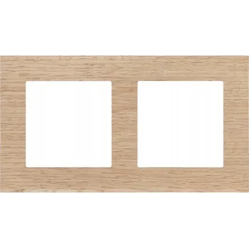 Elektrická zásuvka Dvojitý Rámeček Kontakt-simon béžový