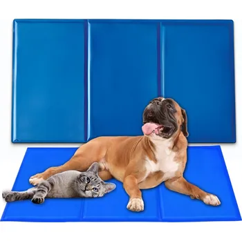 Pelíšek pro psa Zolta podložka pro psa modrá 90 cm x 50 cm