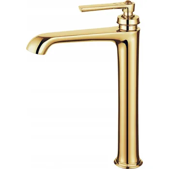 Vodovodní baterie Stojánková umyvadlová baterie Omnires Armance zlatá