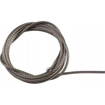 Lany Ocelové lanko 4 mm, 1 m, nerezová ocel AISI 316