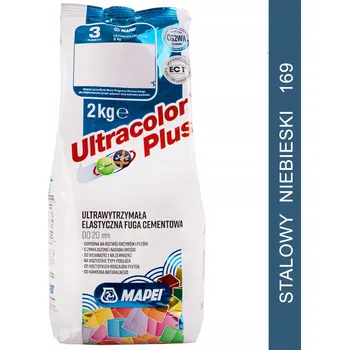 Spárovací hmota Elastická cementová spárovací hmota Mapei Ultracolor 2 kg 169 ocelově modrá