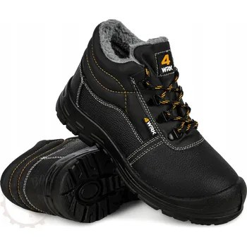 Pracovní obuv ZIMNÍ PRACOVNÍ BOTY s kovovou špičkou OCHRANNÉ ZATEPLENÉ KOTNÍKOVÉ BOTY 47