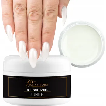 Lak na nehty Gel podkladový a stavební bílý