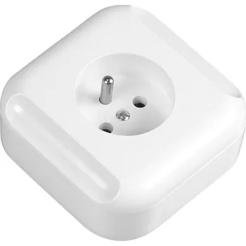 Elektrická zásuvka Elektrická Zásuvka nástěnná Timex-Elektro bílá