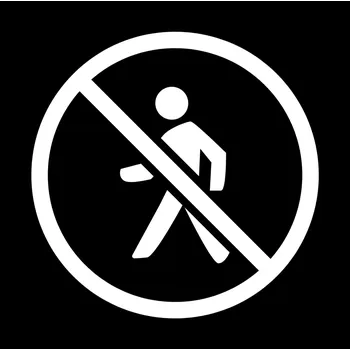 ČERNÁ TABULKA ZÁKAZ VSTUPU NA DVEŘE NEBO ZEĎ 10X10CM MODERNÍ TISK